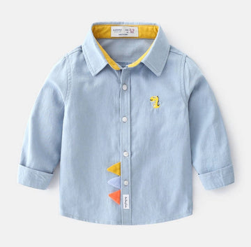 Dinosaur Button-up Shirts Boys