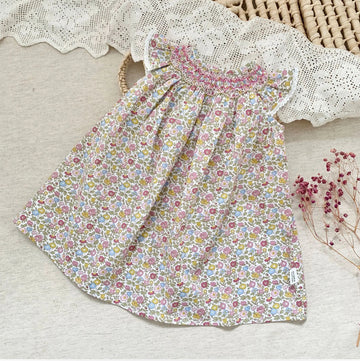 Embroidered Flower Dress