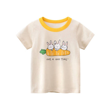 Three Bunnies and Carrot T-shirt