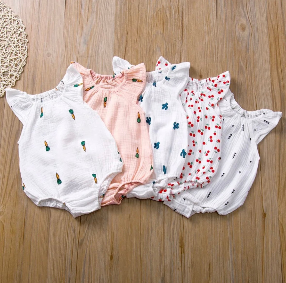 Baby muslin onesie