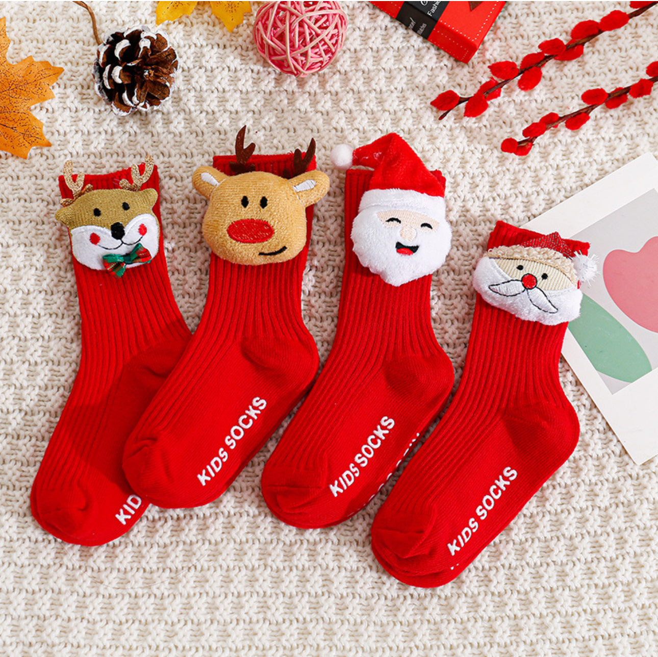 Baby Christmas Socks