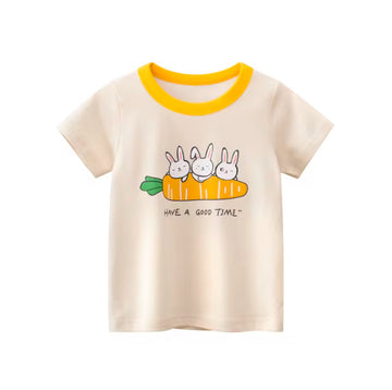 Bunnies on the Carrot Short Sleeve t-shirt