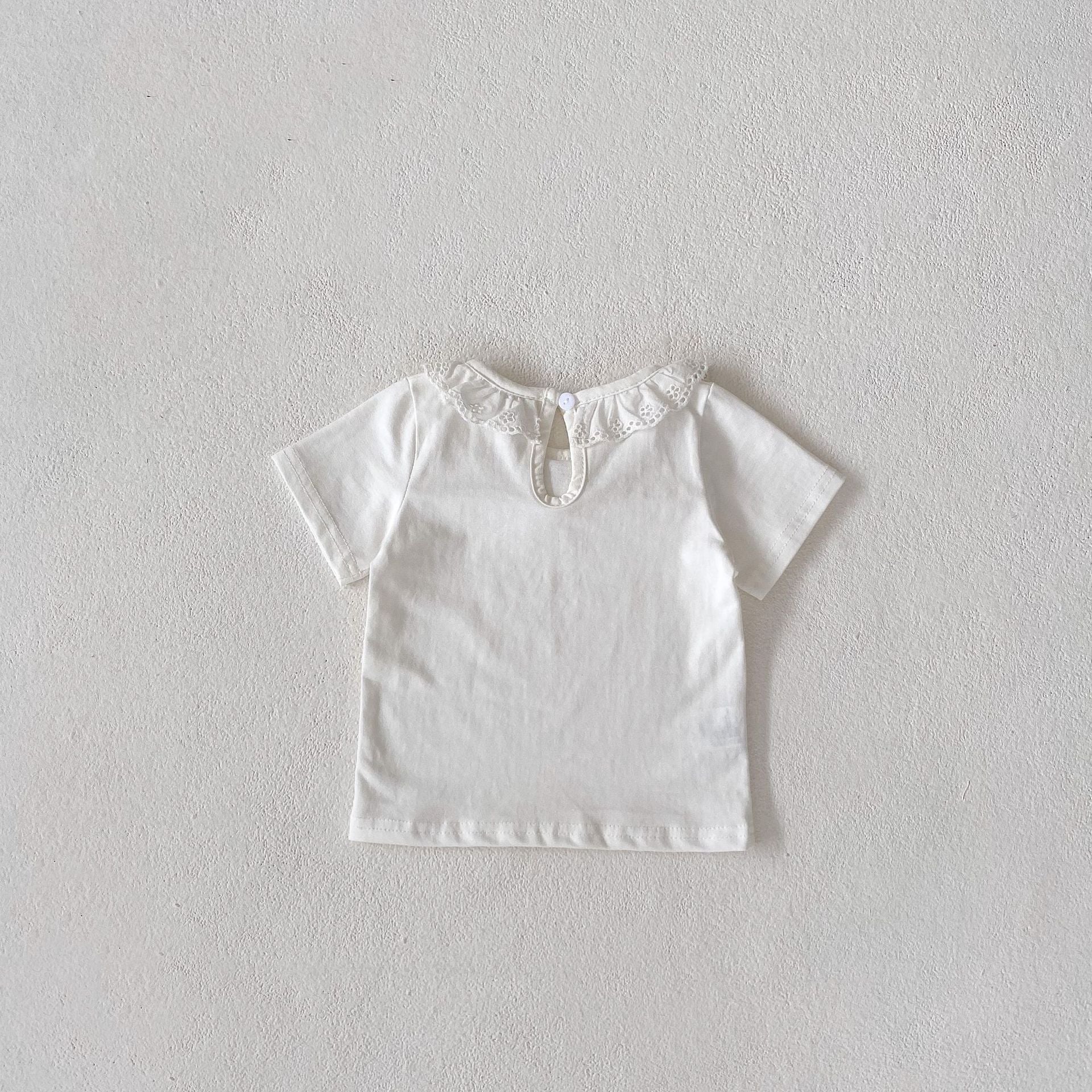 Baby T-shirt Peter Pan Collar