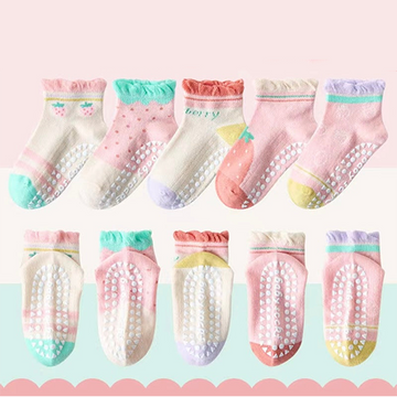 Girls Anti-Slip Ankle Socks